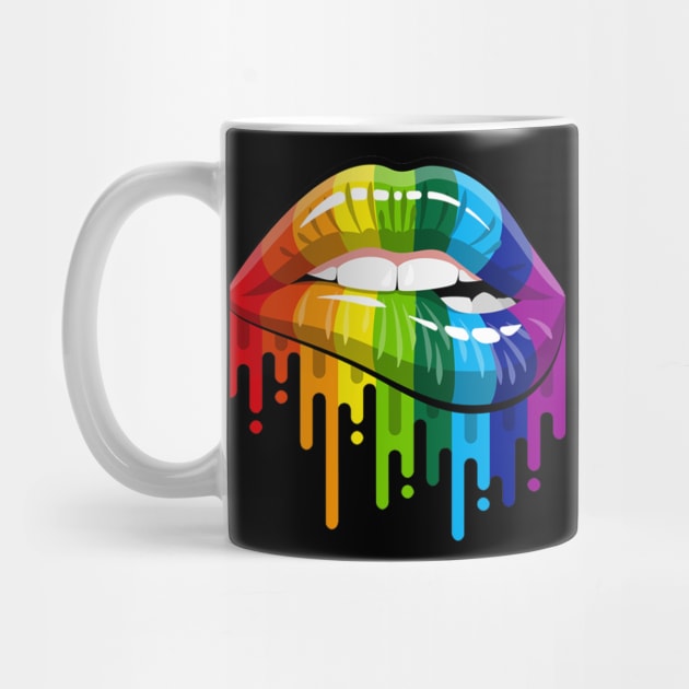 Rainbow Lips by BadDesignCo